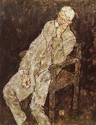Egon Schiele Portrait of Johann Harms France oil painting reproduction